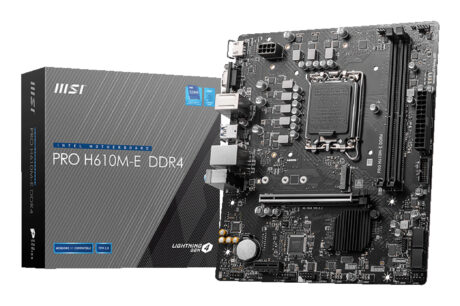 MSI PRO H610M-E DDR4 Bundkort - Intel H610 - Intel LGA1700 socket - DDR4 RAM - Micro-ATX