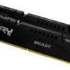 Kingston FURY Beast DDR5-5200 - 16GB - CL40 - Dual Channel (2 pcs) - Intel XMP - Sort