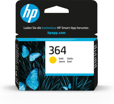 HP 364 - CB320EE Yellow Ink - Blækpatron Gul