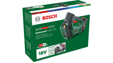 Bosch UniversalPump 18V inkl. 1 x 2,0 Ah batteri og lader
