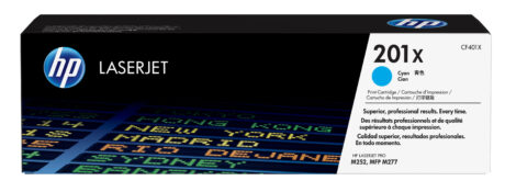 HP 201X - CF401X High Capacity Cyan Toner - Lasertoner Cyan