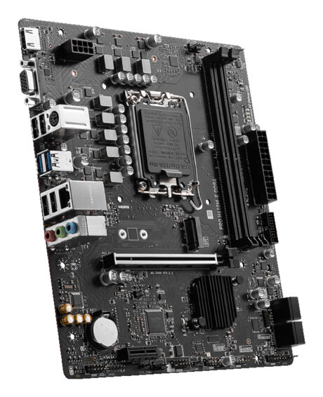 MSI PRO H610M-E DDR4 Bundkort - Intel H610 - Intel LGA1700 socket - DDR4 RAM - Micro-ATX