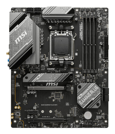 MSI B650 GAMING PLUS WIFI Bundkort - AMD B650 - AMD AM5 socket - DDR5 RAM - ATX