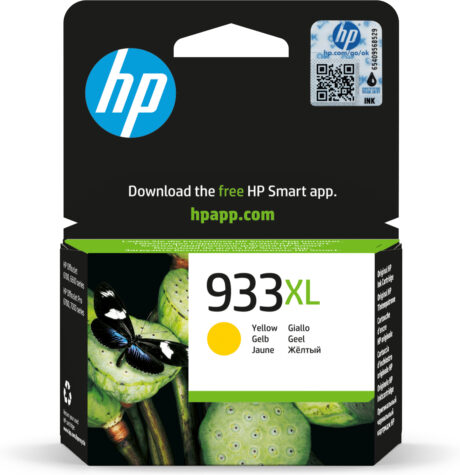 HP 933XL - CN056AE High Capacity - Blækpatron Gul