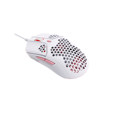 HyperX Pulsefire Haste Wired - Gaming Mus - Optisk - 6 knapper - Hvid