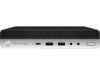 T1A HP EliteDesk 800 G5 Refurbished Intel® Core™ i5 i5-9500T 16 GB DDR4-SDRAM 512 GB SSD Windows 11 Pro Mini PC Sort, Sølv - Guld stand