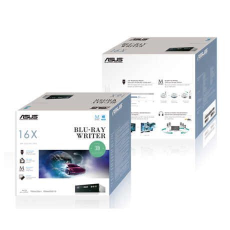 ASUS BW-16D1HT - Retail - Bluray-BDRW (Brænder) - SATA - Sort