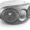 Philips CD Soundmachine AZ215S - FM - Stereo - Sølv