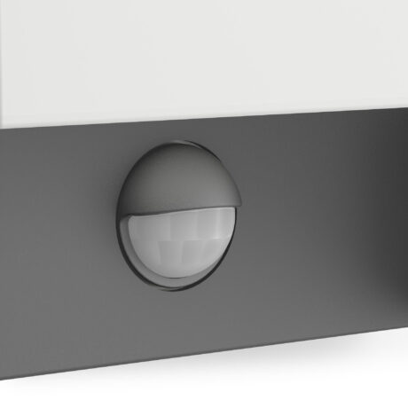 Philips Arbour udendørs væglampe med sensor, LED 6W, antracit