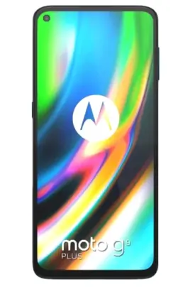 Motorola Moto G9 Plus 6.81" - 64GB - Blå - Sølv stand