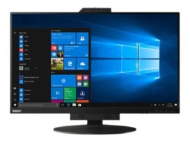 27" Lenovo ThinkCentre TIO27 skærm - WQHD - Refurbished Computer Monitor - Lavet til Lenovo Tiny til integration - Sølv stand