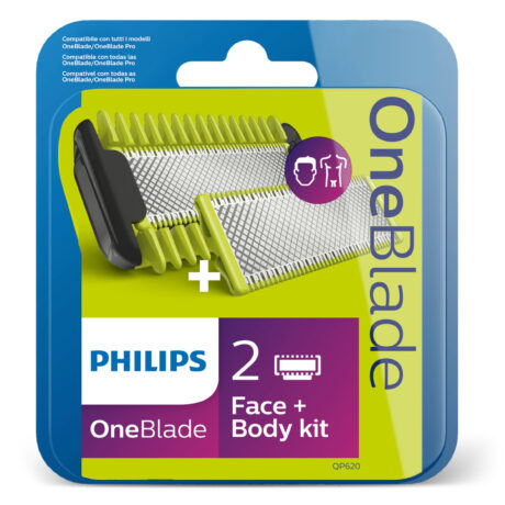 Philips Tilbehør OneBlade QP620 Face + Body kit