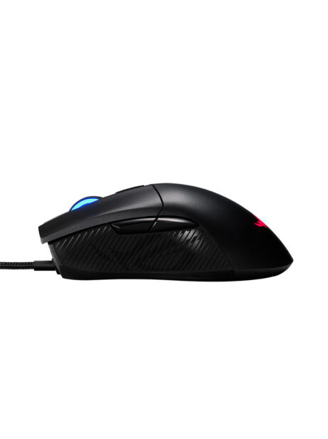 ASUS ROG Gladius II Core - Gaming Mus - Optisk - 6 knapper - Sort