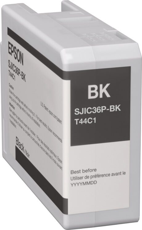 Epson SJIC36P(K) - black - original - ink cartridge - Blækpatron Sort