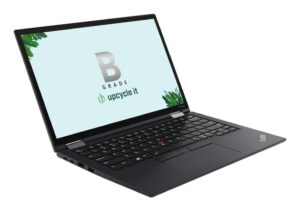 ThinkPad X13 Yoga G1 i5-10210U Hybrid (2-i-1) 13.3" Touchskærm 16 GB RAM 256 GB SSD Windows 11 Pro - Sølv stand