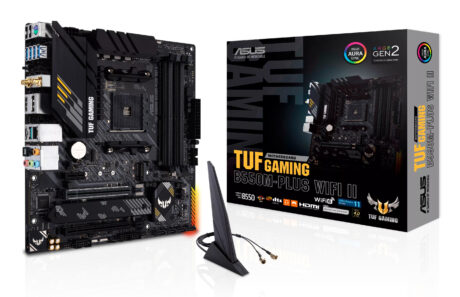 ASUS TUF GAMING B550M-PLUS WIFI II Bundkort - AMD B550 - AMD AM4 socket - DDR4 RAM - Micro-ATX