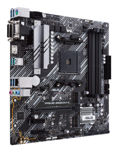 ASUS PRIME B550M-A Bundkort - AMD B550 - AMD AM4 socket - DDR4 RAM - Micro-ATX