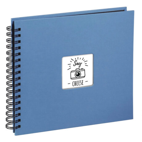 Hama Fine Art Spiral Album 36 x 32 cm 50 Black Pages azure