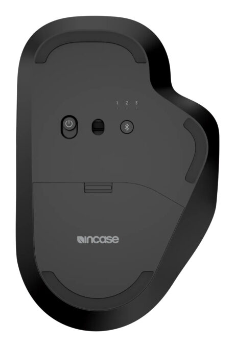 Incase Bluetooth Ergonomic Mouse Black - Mus - Optisk - 5 knapper - Sort