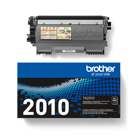 Brother TN2010 - TN 2010 Black Toner - Lasertoner Sort