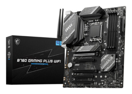 MSI B760 GAMING PLUS WIFI Bundkort - Intel B760 - Intel LGA1700 socket - DDR5 RAM - ATX