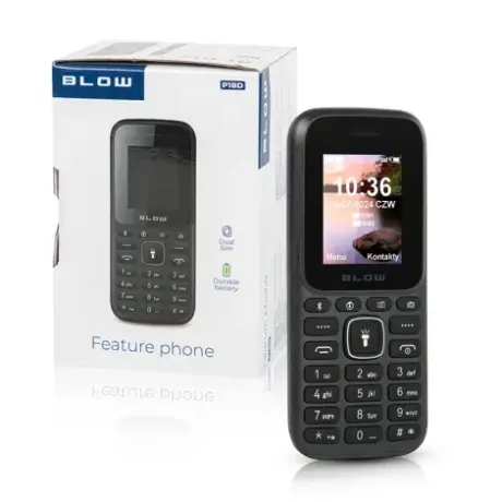 Mobile phone BLOW Feature  P18D - Ny - Sølv stand