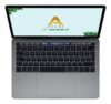 MacBook Pro 2019 i5-8257U 33 cm (13") 8 GB 512 GB SSD Nordisk Space Grey - Guld stand