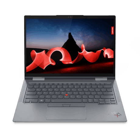 T1A Lenovo ThinkPad X1 Yoga Gen 8 Refurbished Intel® Core™ i5 i5-1345U Hybrid (2-i-1) 35,6 cm (14) Berøringsskærm WUXGA 32 GB LPDDR5-SDRAM 512 GB SSD Windows 11 Pro Grå - Guld stand