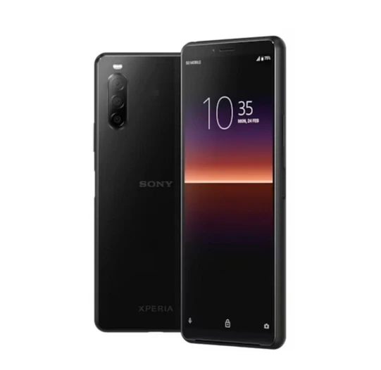 Sony Xperia 10 II 128GB (Sort) - Sølv stand Sony Xperia 10 II 128GB (Sort) - Sølv stand