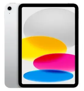 Apple iPad 10 256GB WiFi (Silver) - 2022 - Guld stand