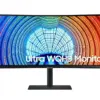 34" Samsung S34A650UXU Curved UWQHD Skærm - 2,5K - Refurbished - Sølv stand