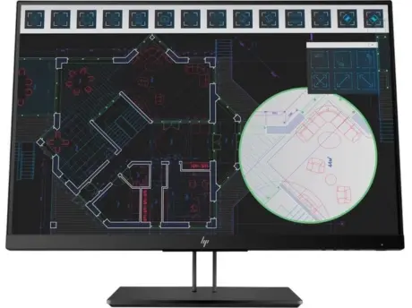 24" HP Z24i G2 Skærm - Full HD - Refurbished - Sølv stand