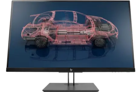 27" HP Z27n G2 Skærm - 2K (2560x1440) - Refurbished - Sølv stand