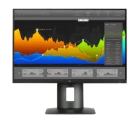 24" HP Z24nq Skærm - 2K (2560x1440) - Refurbished - Sølv stand