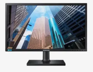 23" Samsung S23E450 Skærm - Full HD  - Refurbished  - Sølv stand