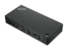 ThinkPad Universal USB-C Dock inkl 135W adapter & USB-C kabel - Guld stand