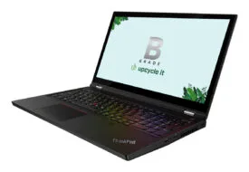 ThinkPad P15 G1 i5-10400H Mobil workstation 15.6" 32 GB RAM 512 GB SSD NVIDIA Quadro T1000 Windows 11 Pro Nordisk - Sølv stand