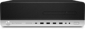 HP EliteDesk 800 G4 SFF - Core i7-8700 - 16 GB RAM - 512 GB SSD - Windows 11 Pro - Guld stand