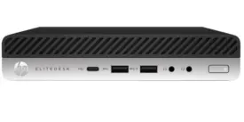 HP EliteDesk 800 G5 Mini - Intel i5 9500T 2,2GHz 256GB NVMe 8GB Win11 Pro - Sølv stand