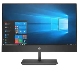 24" HP ProOne 440 G4 All in One Desktop - Intel i5 8500T 2.1GHz 256GB M2 8GB Win11 Pro - Sølv stand