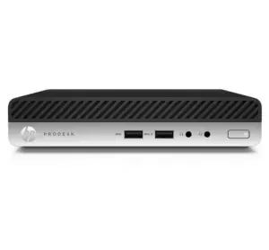 HP ProDesk 400 G5 Mini - Intel i5 9500T 2,2GHz 256GB NVMe 8GB Win11 Pro - Sølv stand