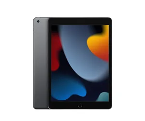 Apple iPad (2021) 64GB - Space Grey - Sølv stand - Sølv stand