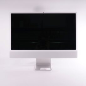 Apple iMac 24" 2021 Gray - M1 8 Core - 16GB RAM - 512GB NVME - 4.5K Retina - Guld stand