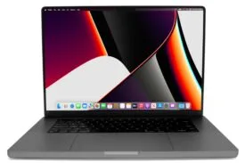 16" Apple MacBook Pro - Space Grey - 2021 - Apple M1 Pro Silicon - 512GB SSD - 16GB RAM - Sølv stand