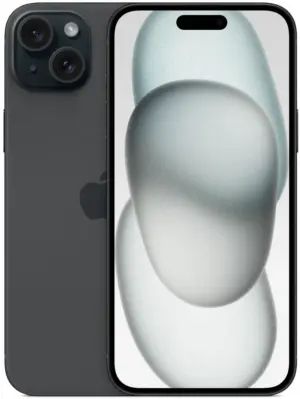 Apple iPhone 15 Plus 128GB (black) eSim - Sølv stand