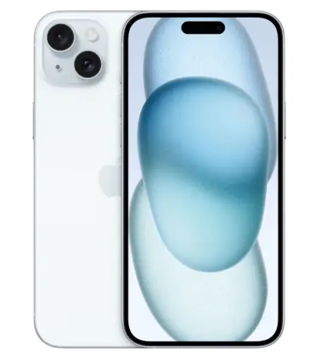 Apple iPhone 15 Plus 256GB (Blå) - Sølv stand