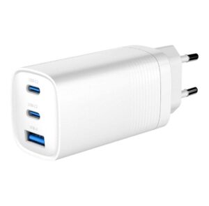 Gembird Universal GaN USB charger QC 3.0 & PD 65W