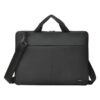 Recycled 13-14" Laptop sleeve, handles, shoulder strap,black