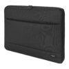 Deltaco Laptop sleeve 13-14", med lomme foran, fremstillet af 70% genbrugsmaterialer, polyester, oxford syning