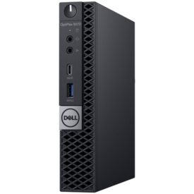 Dell OptiPlex 5070 Tiny I5-9500 16GB 256GB Windows 11 Pro - Guld stand